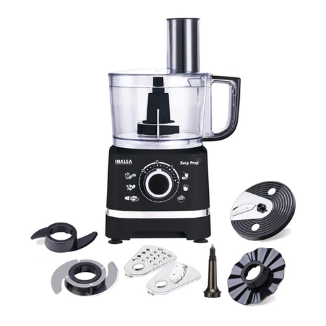 Inalsa Magic Pro 700 Operating instructions