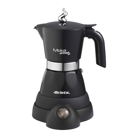 ARIETE Moka aroma elettrica manual
