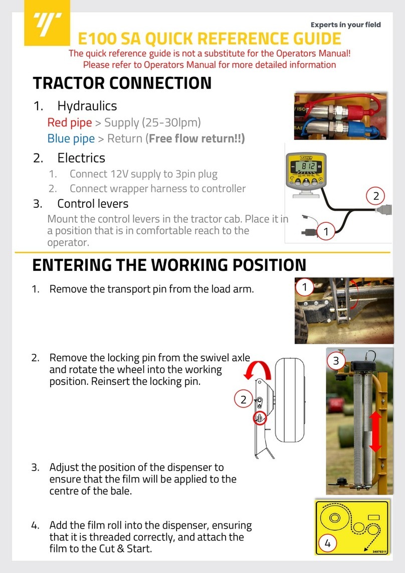 Tanco E100 SA Quick reference guide