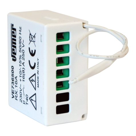 Vemer RX.16A User manual
