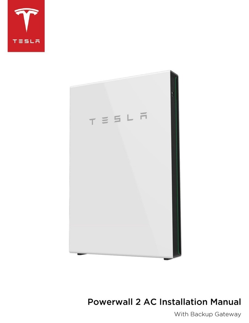 Tesla Powerwall installation manual