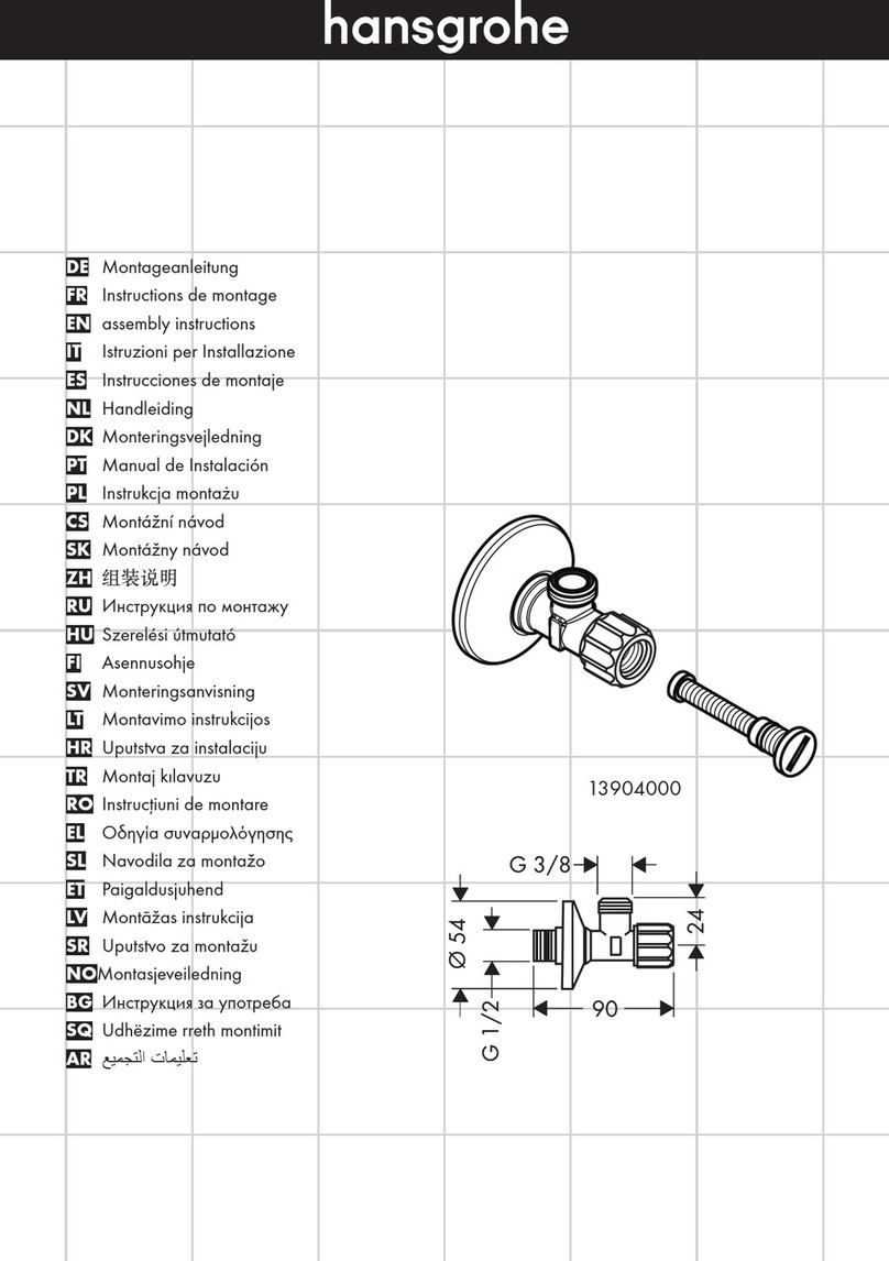 Hans Grohe 13904000 User manual