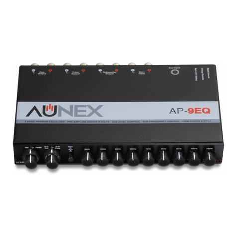 Aunex AP-9EQ Installation and operation manual