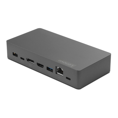 Lenovo Thunderbolt 3 Essential Dock User manual