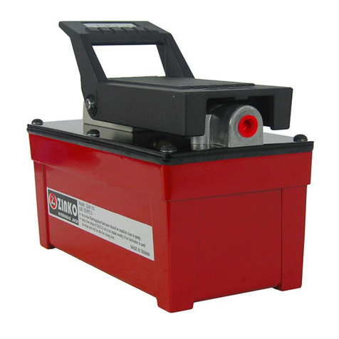 Zinko ZAP-100 Series Operating instructions & parts list