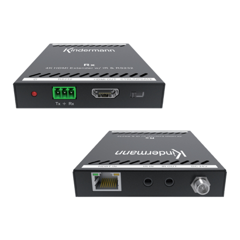 Kindermann 4K60 PoC Rx Commissioning and operating instructions