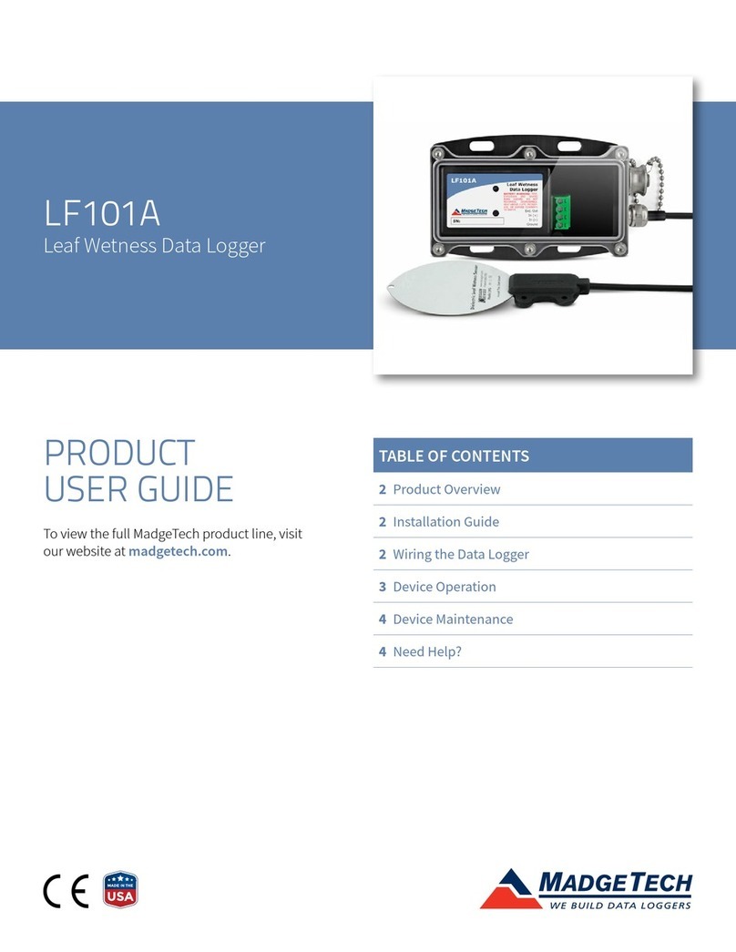 MadgeTech LF101A Product user guide