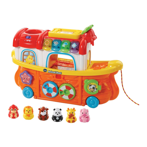 V-tech Toot-Toot Animals Animal Boat Assembly Instructions