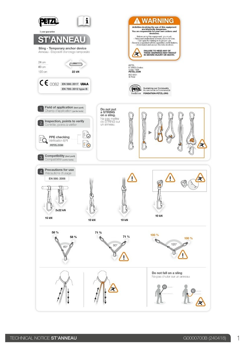 Petzl ST'ANNEAU User manual