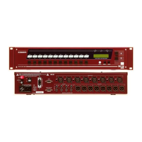 ALLEN & HEATH DR128 User manual