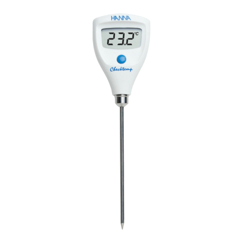 Hanna Instruments Checktemp HI98501 User manual