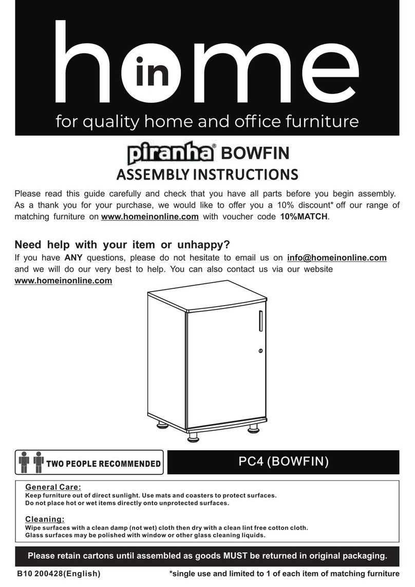 Piranha BOWFIN PC4 Assembly instructions