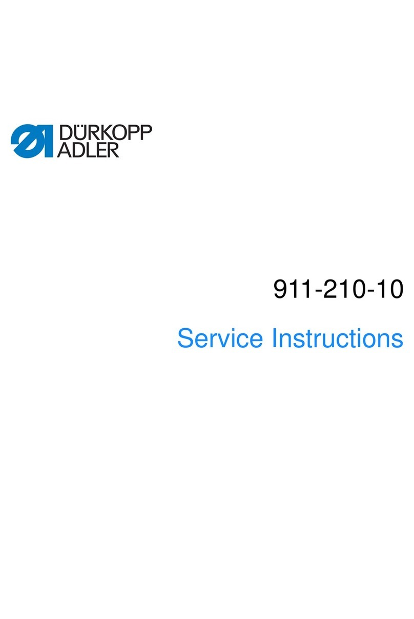DURKOPP ADLER 991-210-10 Series Operating instructions