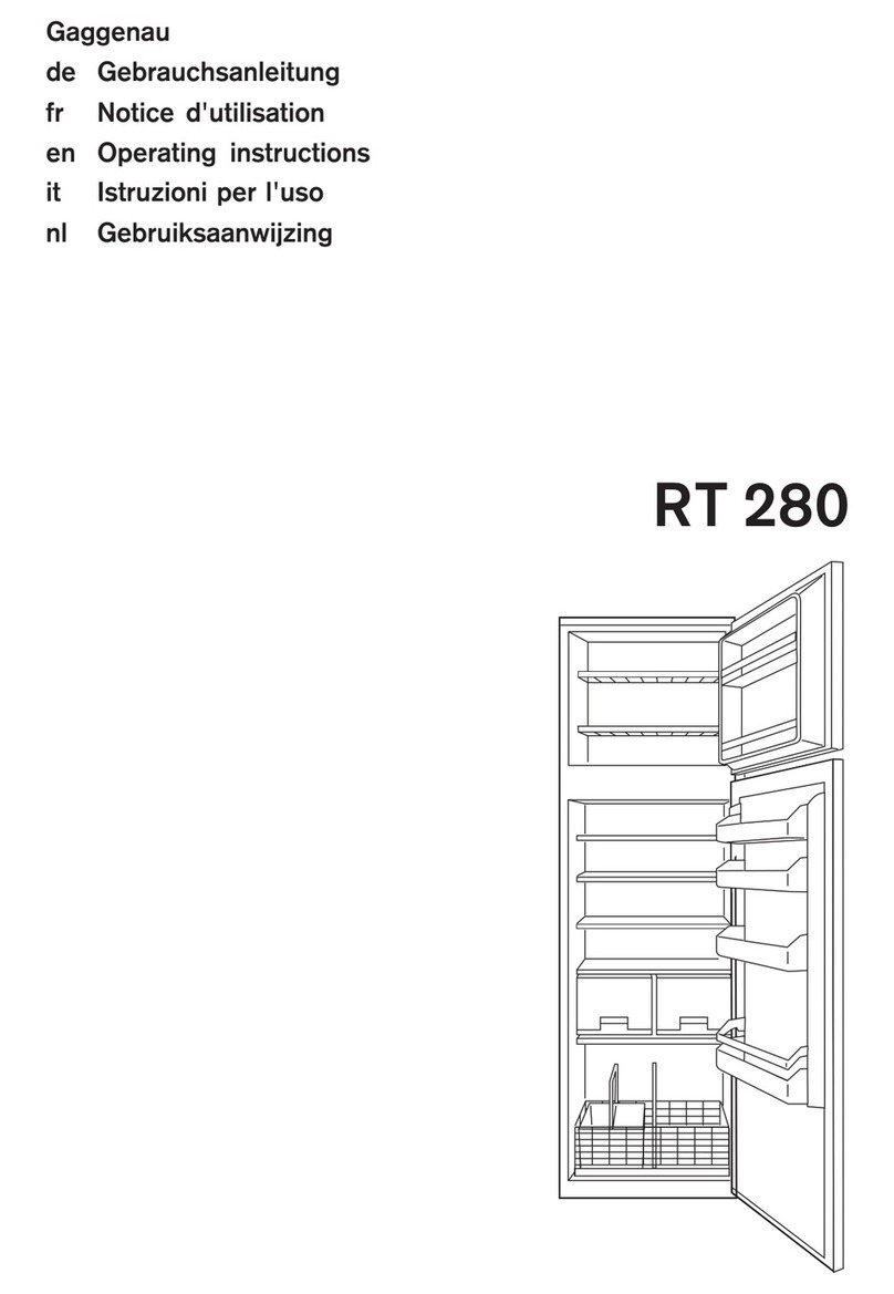 Gaggenau RT 280 User manual