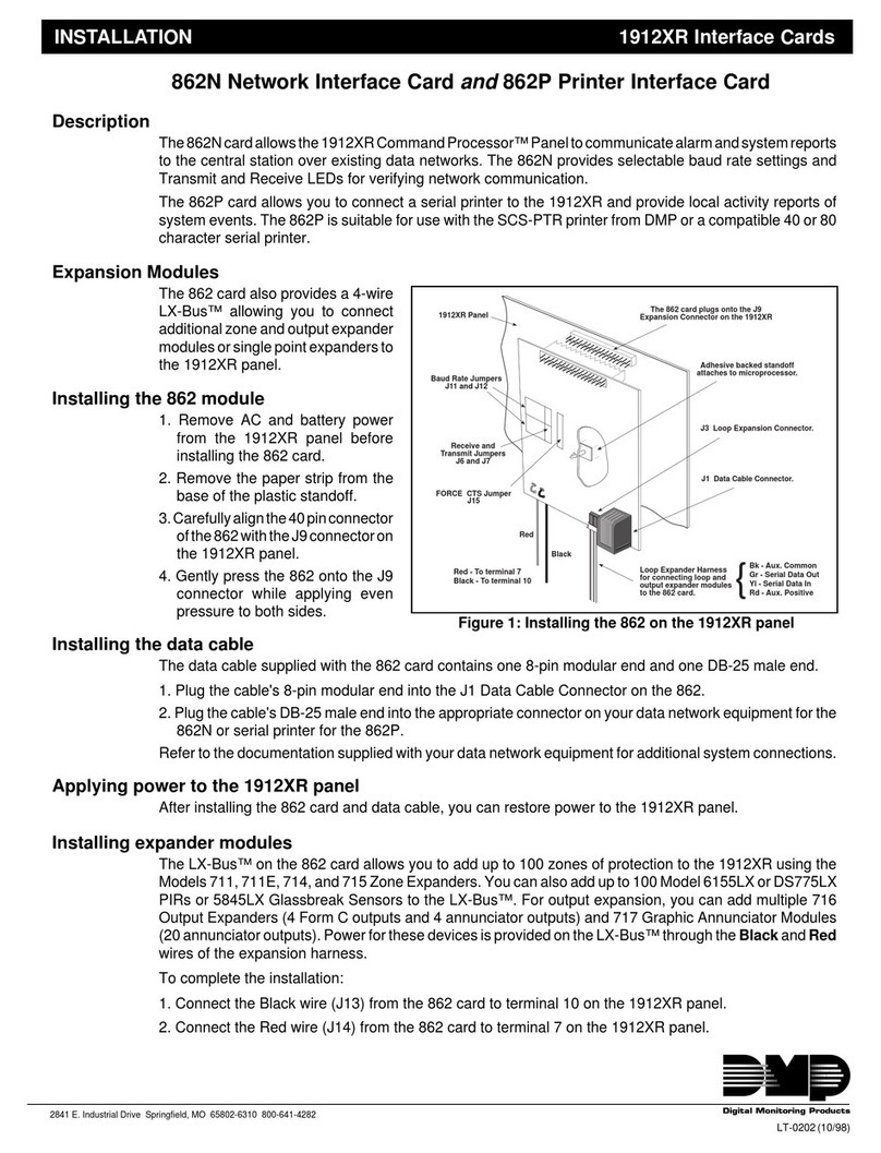 DMP Electronics 862N User manual