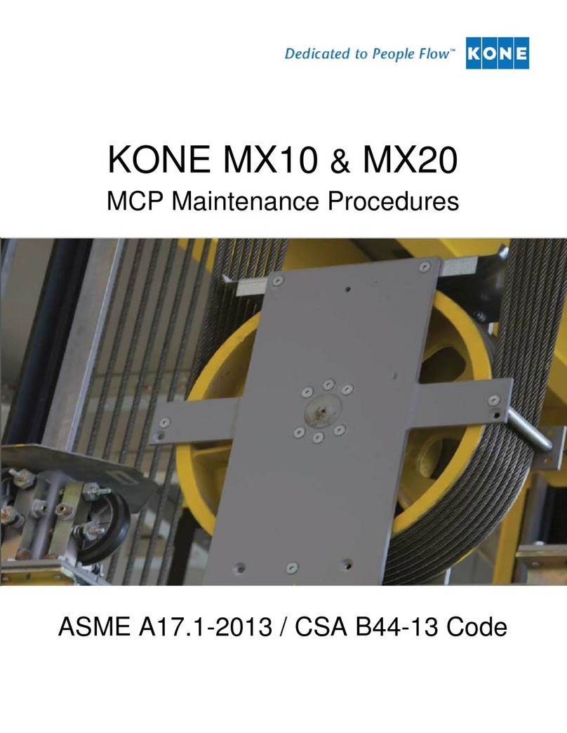 Kone MX10 Manual