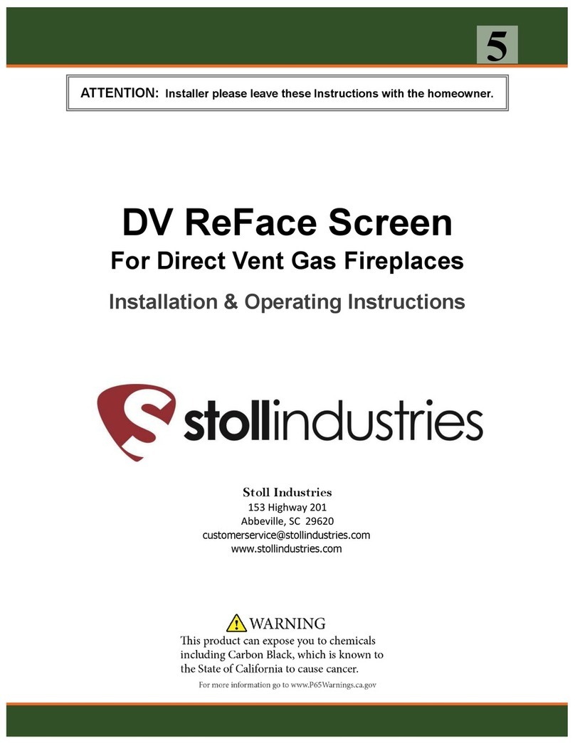 Stoll DV ReFace Installation & operating instructions