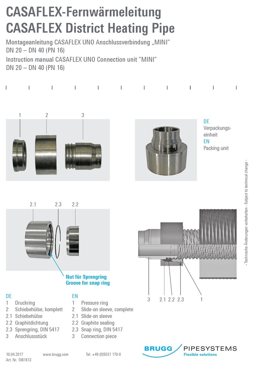 Brugg Pipesystems CASAFLEX UNO User manual