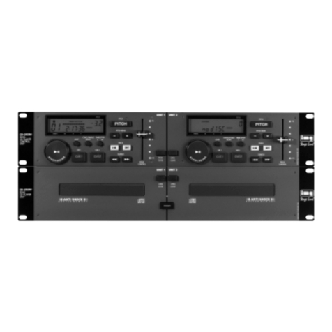 Monacor IMG Stageline CD-252DJ User manual