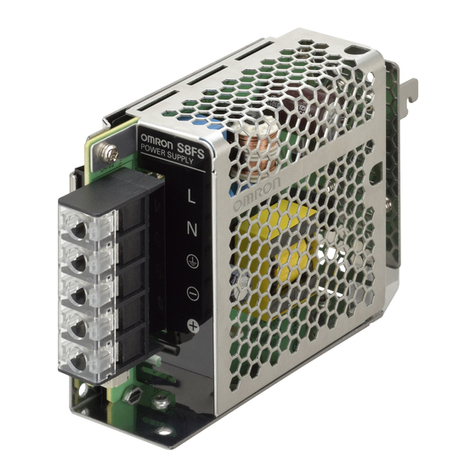 Omron S8FS-G Series instruction manual