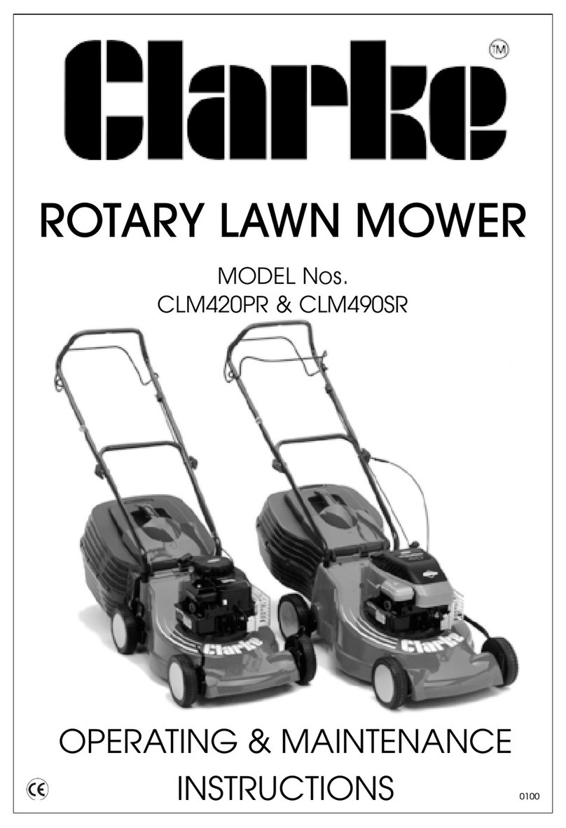 Clarke CLM420PR Operating & maintenance instructions