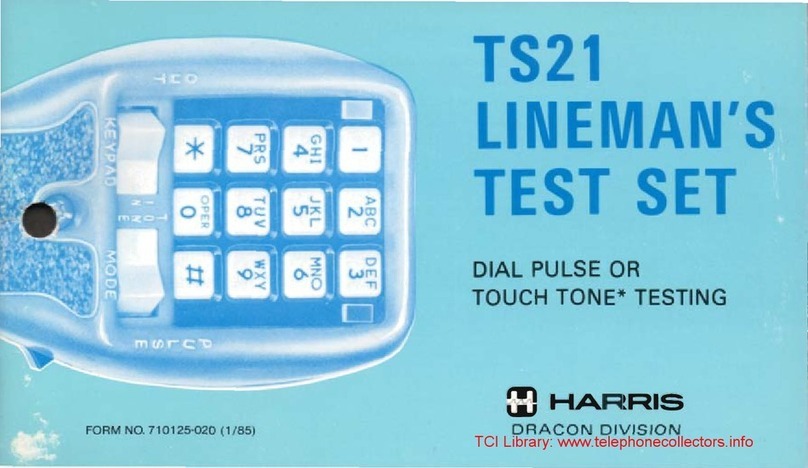 Harris Dracon TS21 manual