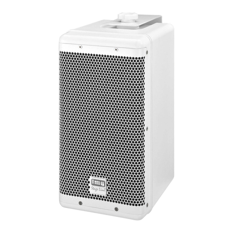 Monacor PAB-6WP/WS User manual