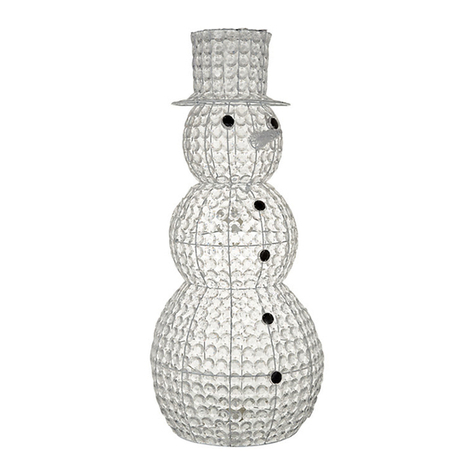 John Lewis Freddy Snowman with Glitterball quick start guide