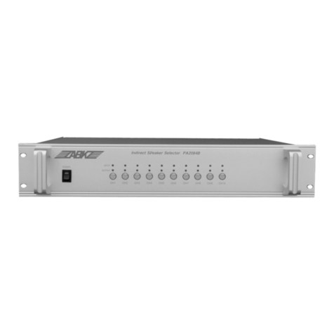 DSPPA ABK PA-2084B User manual