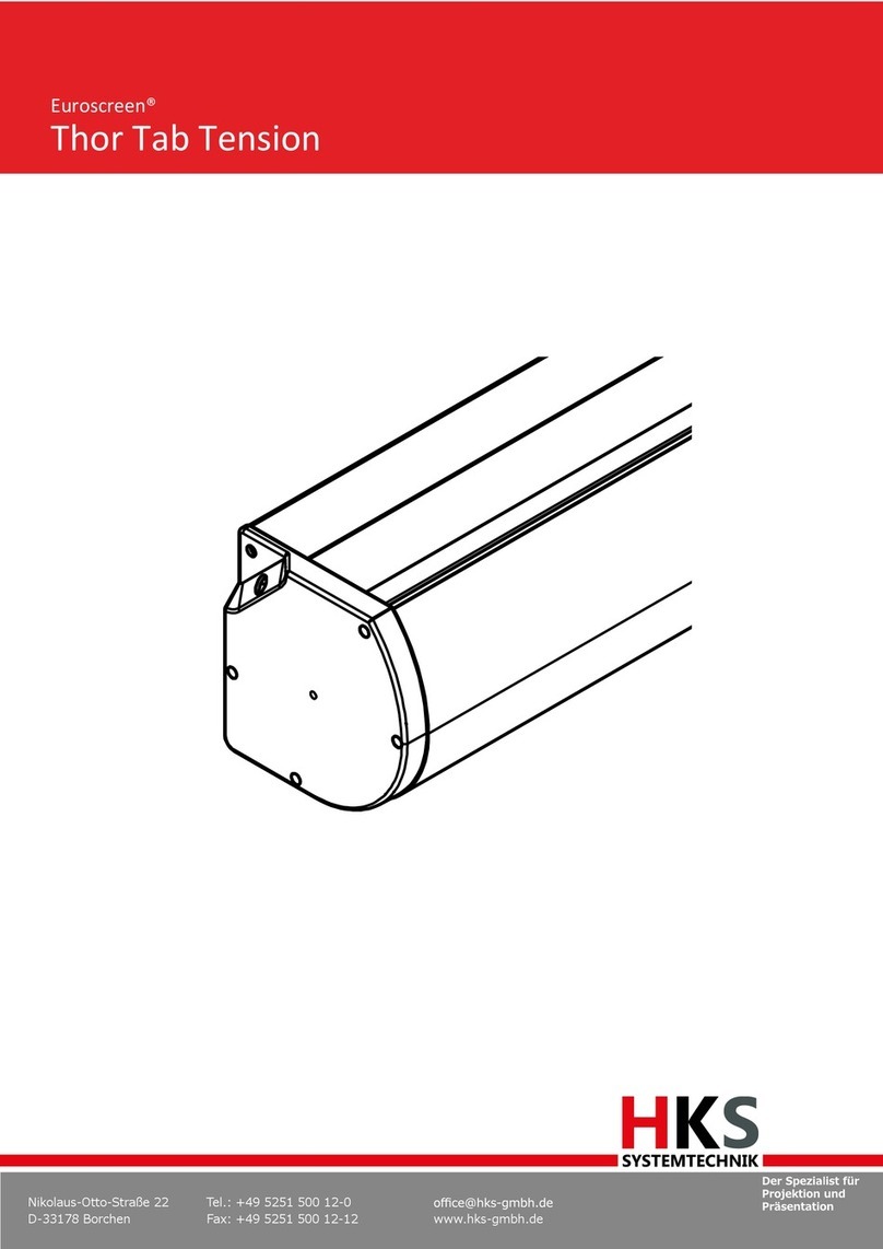 HKS Euroscreen Thor Tab Tension User manual