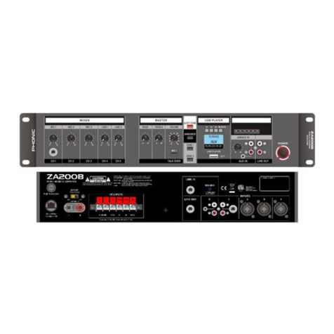 Phonic ZA200B user manual