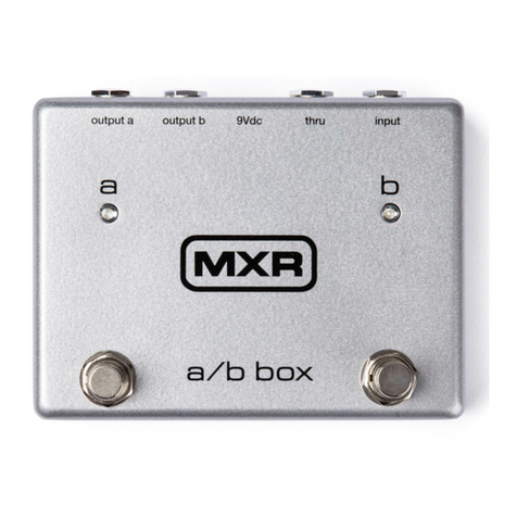 Dunlop MXR A/B BOX User manual