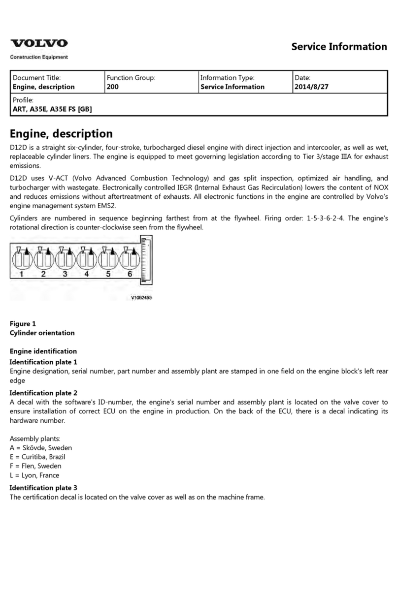 Volvo D12D Operating and installation instructions Volvo D12D Operating and installation instructions