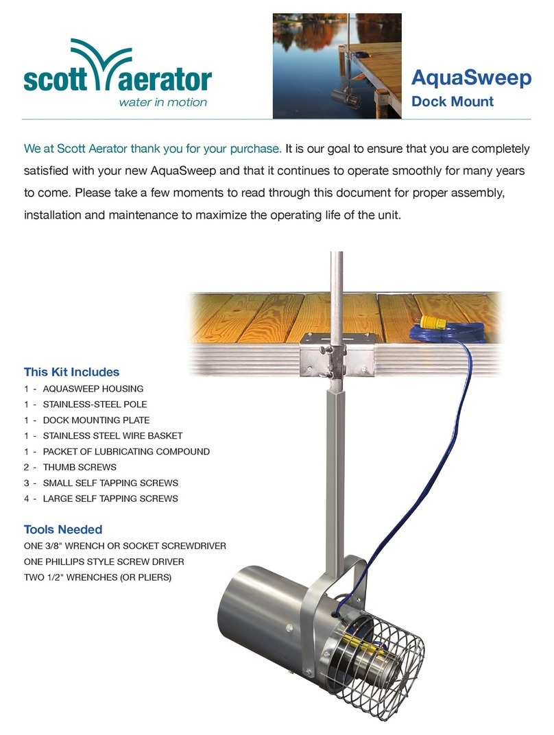 Scott Aerator AquaSweep 15000 quick start guide
