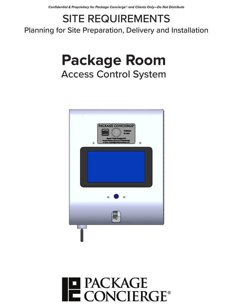 Gibraltar Package Concierge Package Room manual