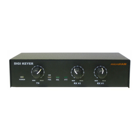 microHAM DigiKeyer User manual