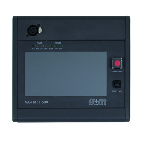 G+M Elektronik VA-FMCT-500 manual