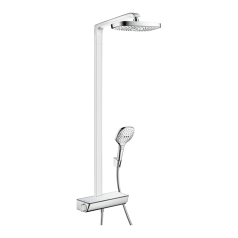 Hans Grohe Raindance Select 2jet Showerpipe EcoSmart... Instructions for use/assembly instructions Hans Grohe Raindance Select 2jet Showerpipe EcoSmart... Instructions for use/assembly instructions