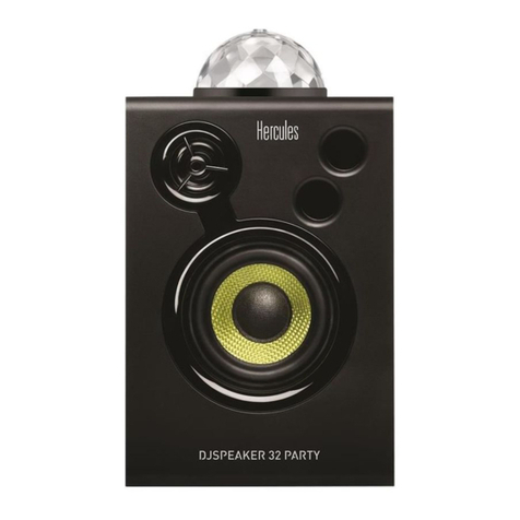Hercules DJSPEAKER 32 PARTY User manual