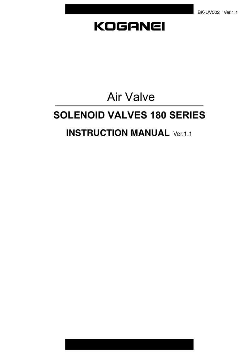 Koganei 180 Series instruction manual