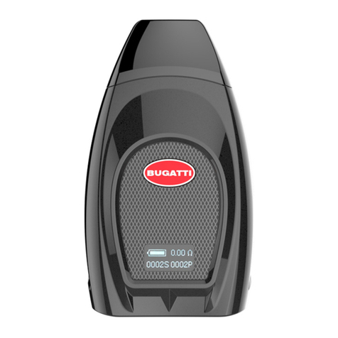 Bugatti Vapor ELITE User manual