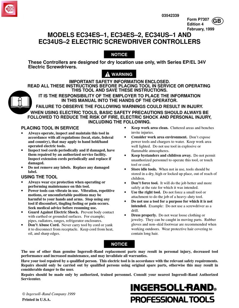 Ingersoll-Rand EC34ES-1 User manual