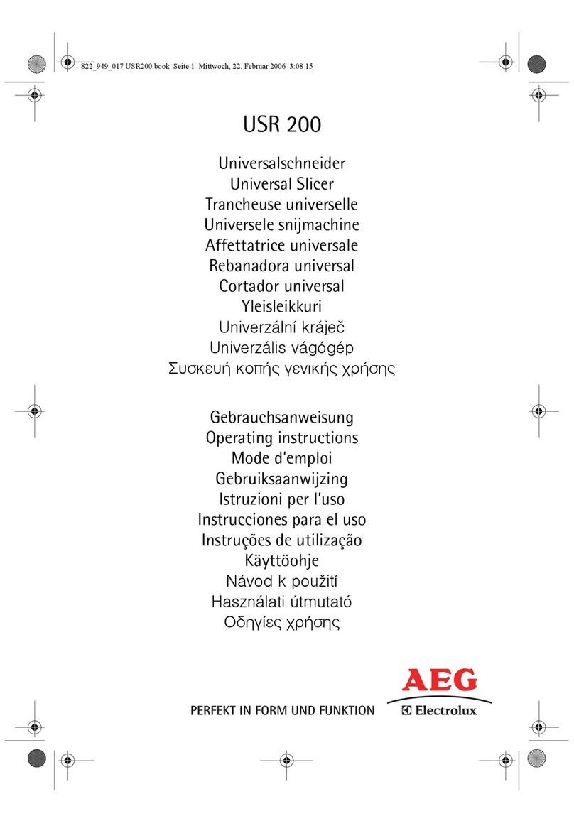 AEG USR 200 User manual