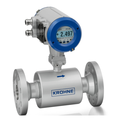 KROHNE UFM 3030 K EEx Series Addition to the installation and operating instructions KROHNE UFM 3030 K EEx Series Addition to the installation and operating instructions