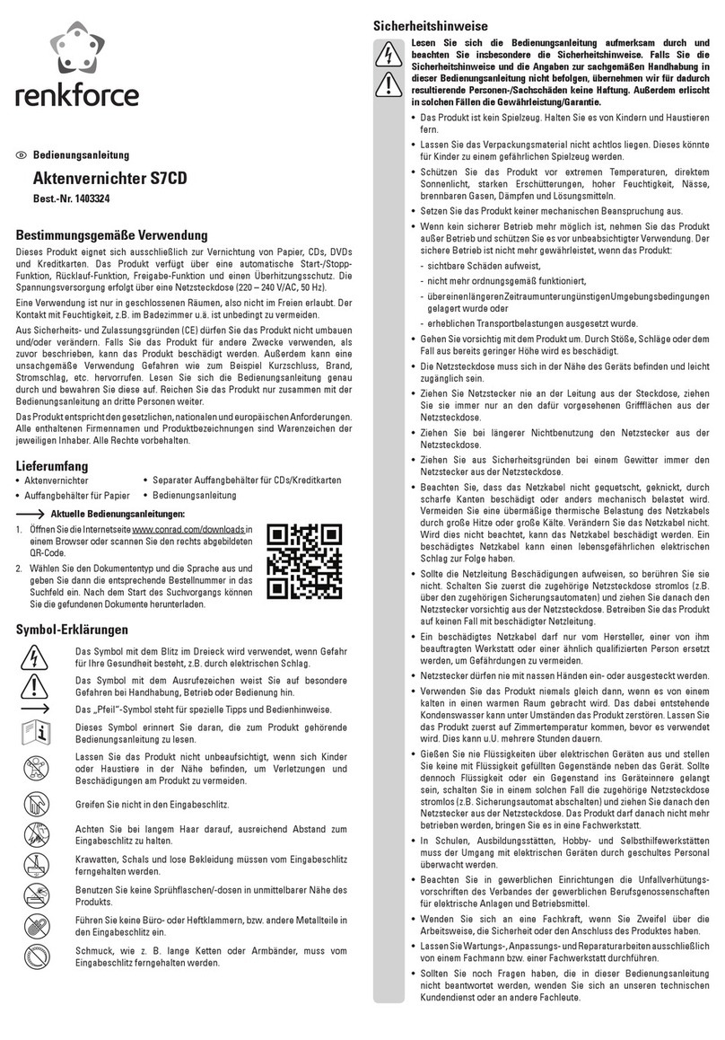 Renkforce S7CD User manual