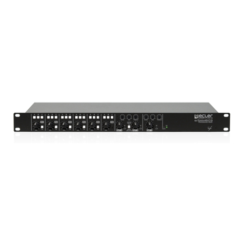 Ecler eSAM603 user manual