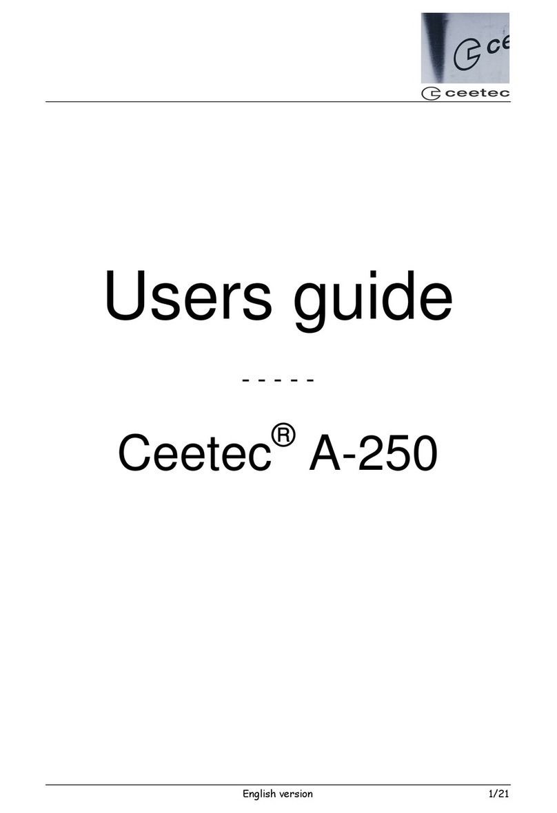 Ceetec A250 user manual