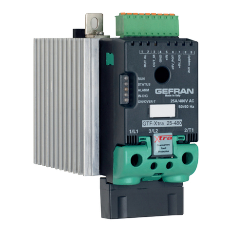 gefran GTF-Xtra Installation and operation manual gefran GTF-Xtra Installation and operation manual