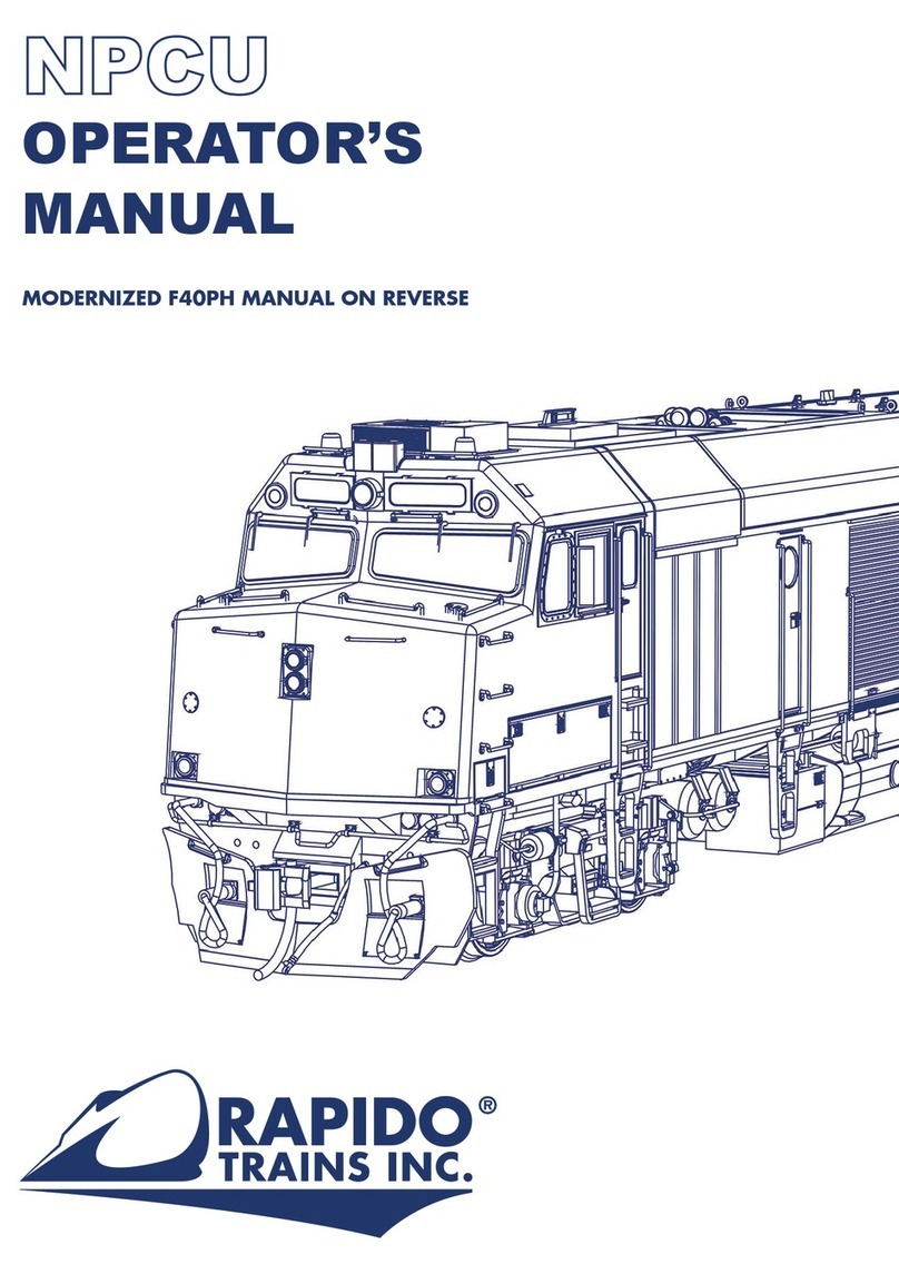Rapido Trains Amtrak NPCU F40PH User manual