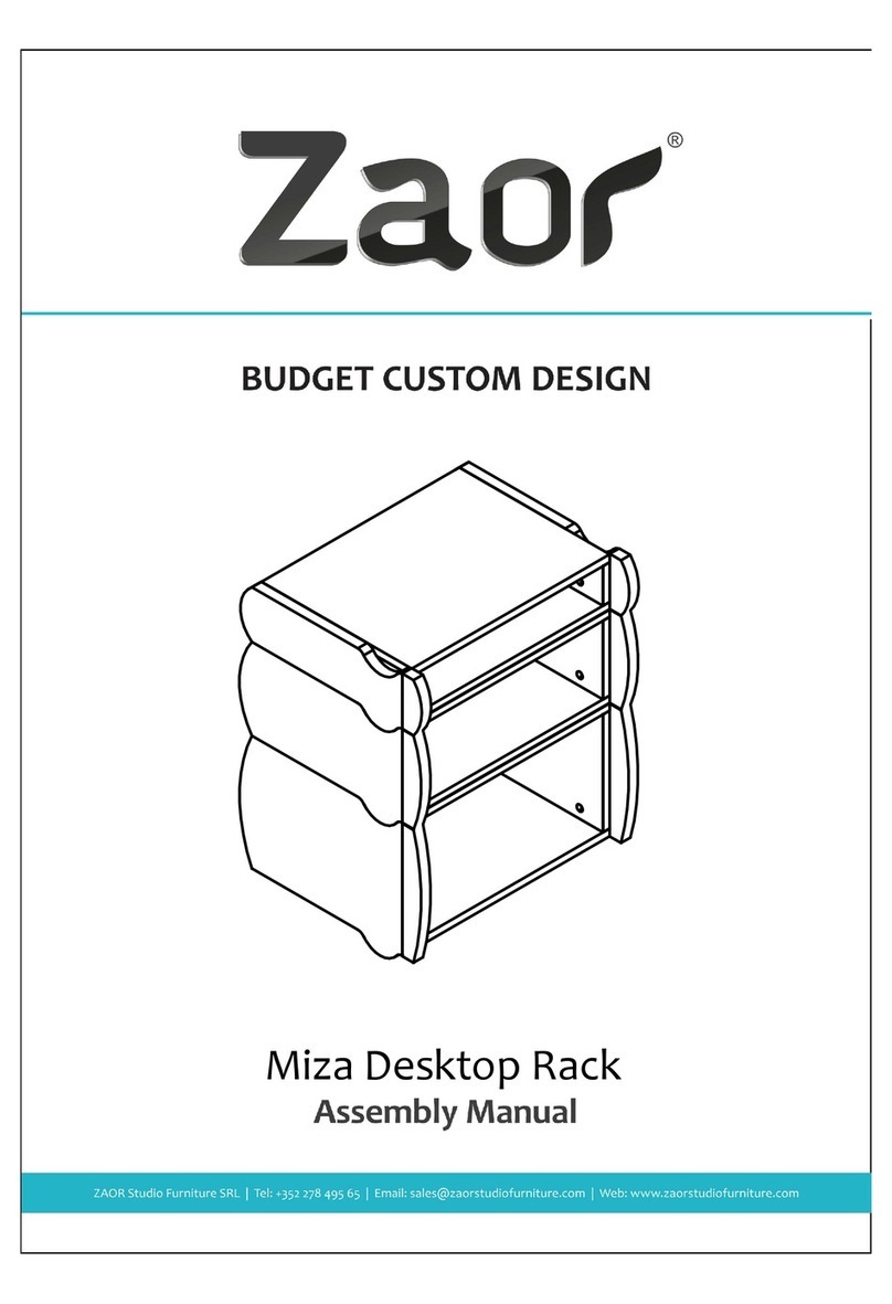 Zaor Miza Desktop Rack Series Assembly manual